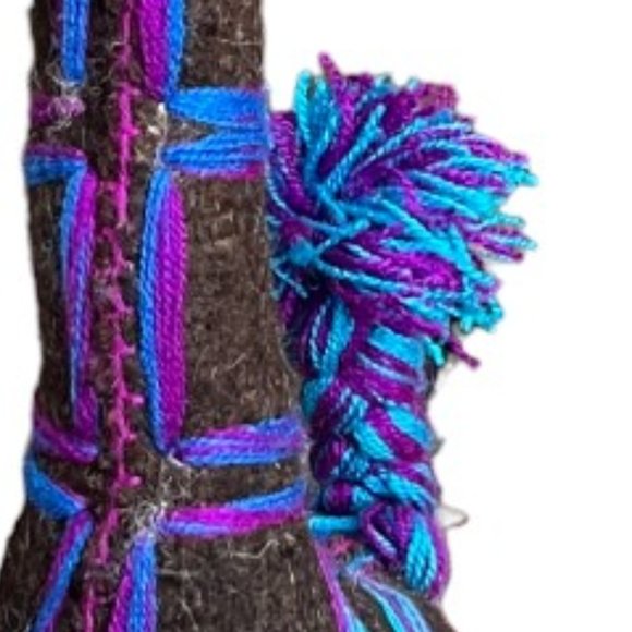 NWT! One-of-a-Kind Twoolies Handmade Wool Giraffe Retired 17" tall Vivid Plush - Picture 16 of 16